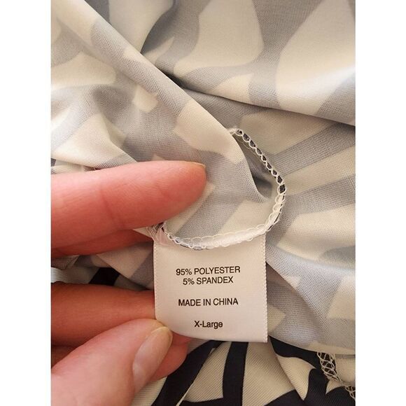 Jean-Pierre Klifa Paris Lilly Celtric Royal blue and white geometric pattern she - Picture 8 of 9